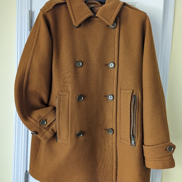 Burberry Brit Pea Coat Burberry Brit Pea Coat Size US